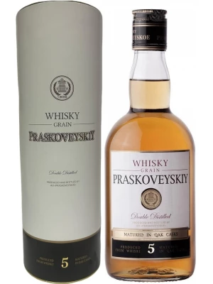 Виски Praskoveyskiy Grain 5 Years Old, in tube 0.5 л