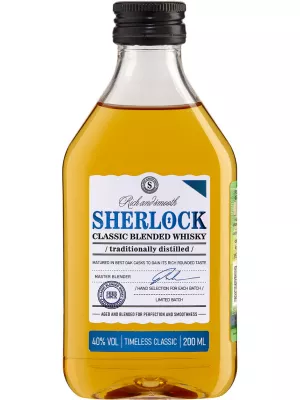 Виски Sherlock Blended Classic 0.2 л