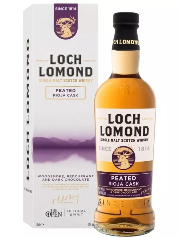 Loch Lomond Peated Rioja Cask, gift box