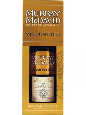 Виски Murray McDavid, Mission Gold Glen Keith 30 Years Old, gift box 1993 0.7 л