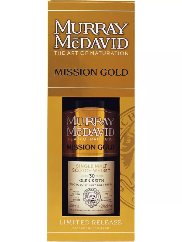 Murray McDavid, Mission Gold Glen Keith 30 Years Old, gift box