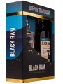 Black Ram Bourbon Finish 3 Years Old, gift box with glass — фото 2