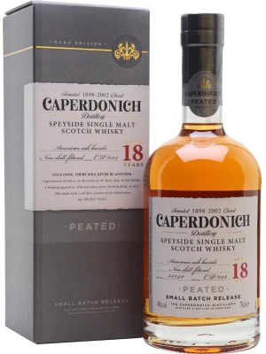 Виски Caperdonich Peated 18 Years Old, gift box 0.7 л