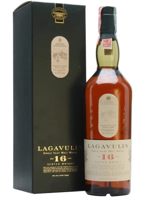 Виски Lagavulin malt 16 years old, with box 0.7 л
