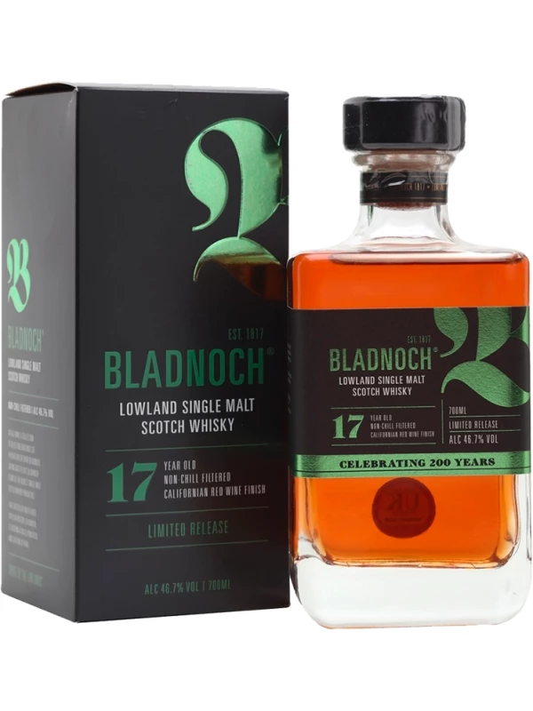 Bladnoch 17 Years Old Californian Red Wine Cask, gift box