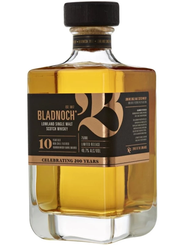 Bladnoch 10 Years Old Bourbon Cask, gift box
