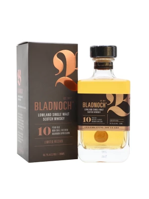 Виски Bladnoch 10 Years Old Bourbon Cask, gift box 0.7 л