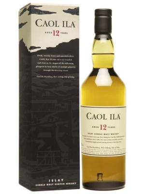 Виски Caol Ila 12 Years Old, gift box 1 л