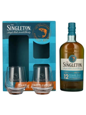 Виски Singleton of Dufftown Luscious Nectar 12 Years Old, gift box with 2 glasses 0.7 л