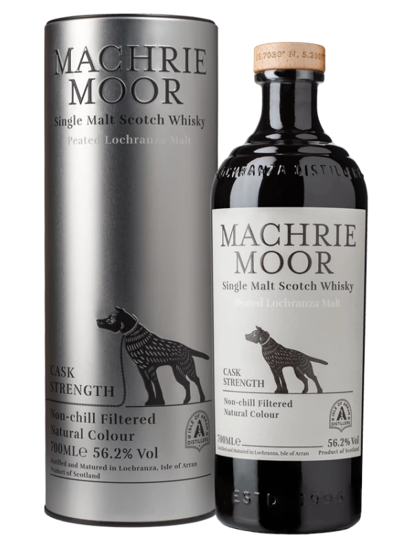 Machrie Moor Cask Strength (56,2%), in tube