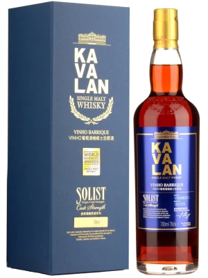 Виски Kavalan, Solist Vinho Barrique (59,4%), gift box 0.7 л