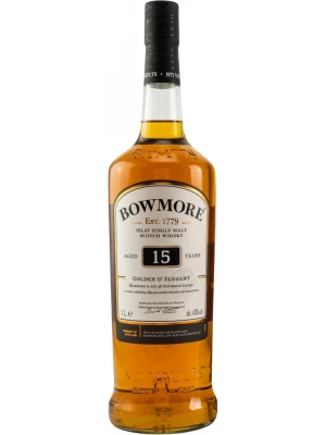 Виски Bowmore, Golden & Elegant 15 Years Old 1 л