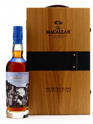 Виски Macallan, Sir Peter Blake, wooden box 1967 0.7 л