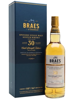 Виски Braes of Glenlivet 30 Years Old, gift box 0.7 л