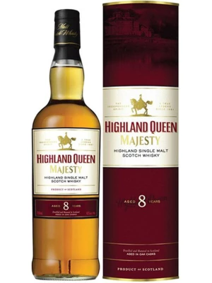 Виски Highland Queen Majesty, 8 Years Old, in tube 0.7 л