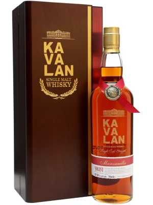 Виски Kavalan, Solist Manzanilla Single Cask (56,3%), wooden box 0.75 л