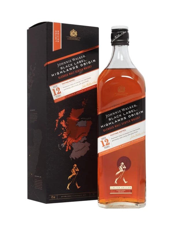 Johnnie Walker Black Highlands Origin, gift box