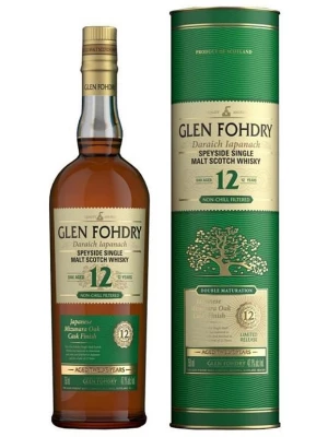 Виски Glen Fohdry 12 Years Old Japanese Oak Cask Finish, in tube 0.75 л