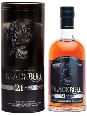 Виски Black Bull 21 Years Old, gift box 0.7 л