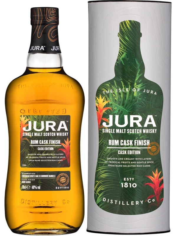 Isle of Jura Rum Cask Finish, in tube
