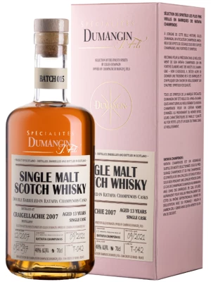 Виски Dumangin J. Fils, Batch 15 Craigellachie Single Malt Scotch Whisky 13 Years Old, gift box 2007 0.7 л