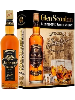 Виски Glen Scanlan Blended Malt Scotch Whisky, gift box and glass 0.7 л