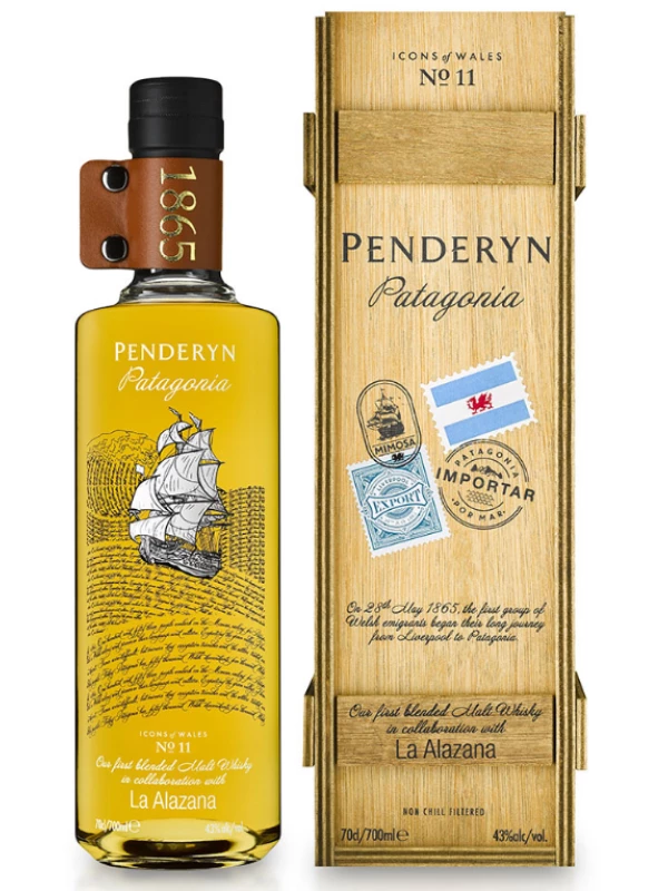 Penderyn, Patagonia, wooden box