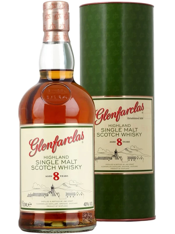 Glenfarclas 8 years, tube