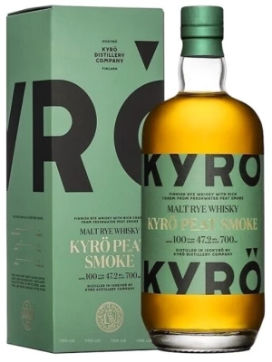 Виски Kyro Peat Smoke Rye, gift box 0.7 л