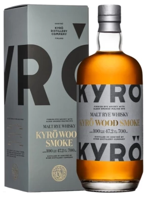 Виски Kyro Wood Smoke Rye, gift box 0.7 л