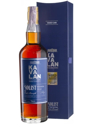 Виски Kavalan, Solist Vinho Barrique (55,6%), gift box 0.7 л