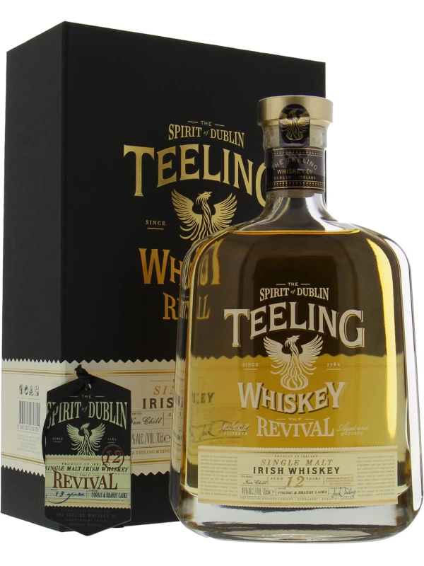 Teeling, Revival Single Malt Irish Whiskey 12 Years Old, gift box