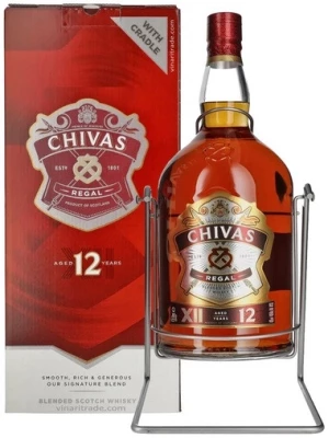 Виски Chivas Regal 12 years old, with box 4.5 л