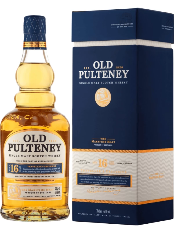 Old Pulteney 16 Years Old, gift box
