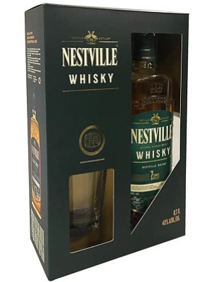 Виски Nestville Blended, gift box with glass 0.7 л