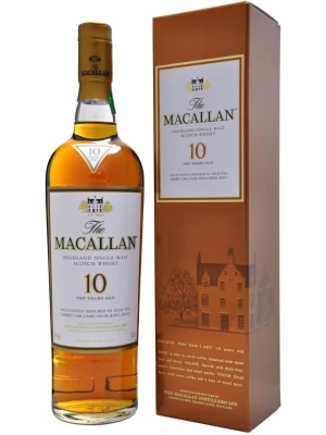 Виски Macallan 10 Years Old, gift box 0.7 л