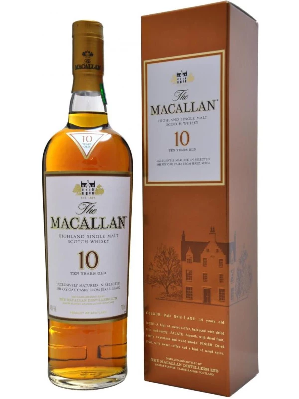 Macallan 10 Years Old, gift box