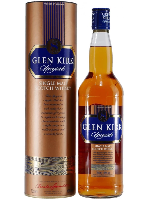 Glen Kirk Speyside 8 Years Old, in tube