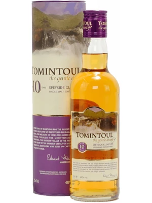 Виски Tomintoul 10 Years Old, in tube 0.35 л