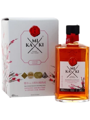 Виски Kamiki Sakura Wood Blended Malt, gift box 0.5 л