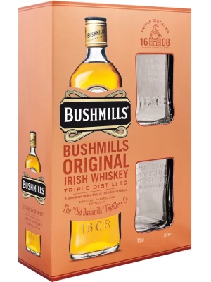 Виски Bushmills Original, with 2-glass box 0.7 л