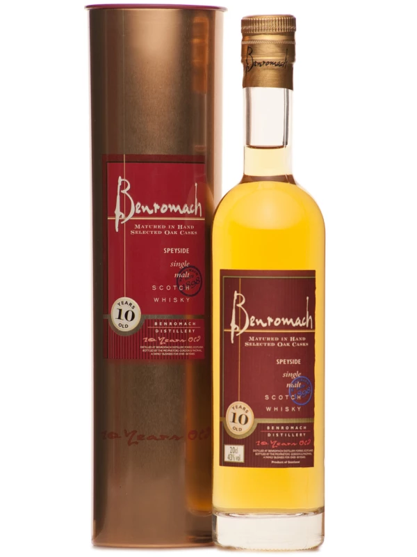 Benromach 10 Years Old, in tube