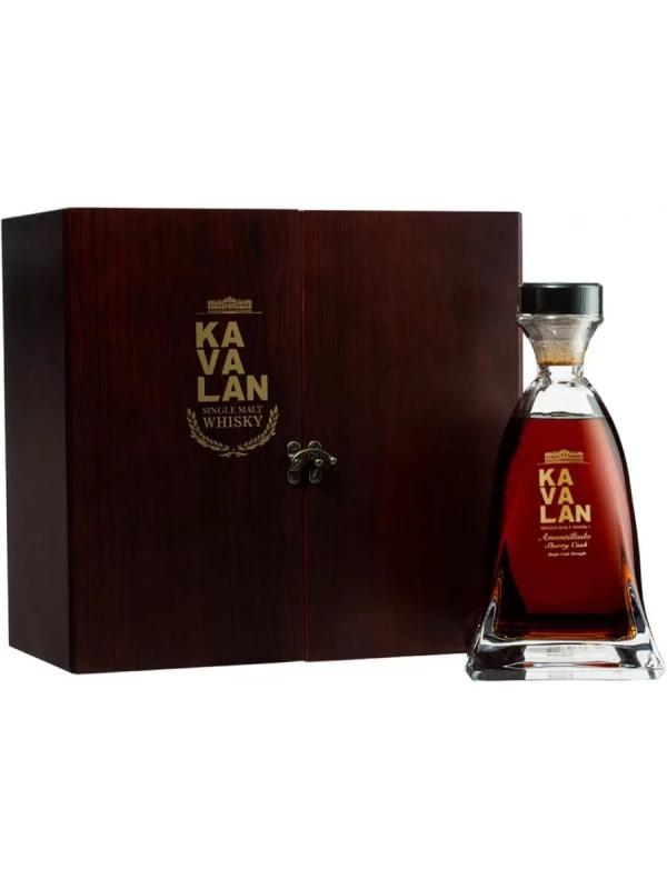 Kavalan, Solist Amontillado Sherry Cask (57,1%), wooden box with glass
