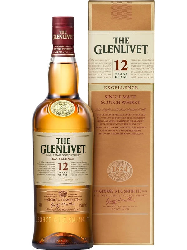 The Glenlivet 12 Years Old Excellence, gift box