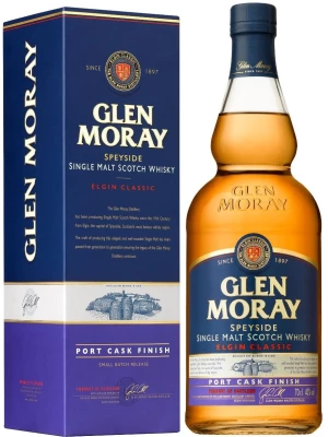Виски Glen Moray Elgin Classic Port Cask Finish, gift box 0.7 л