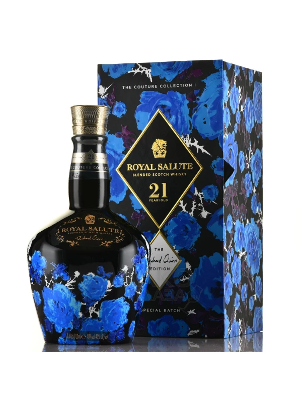 Chivas, Royal Salute 21 years old,  The Couture Collection Richard Quinn I Black , gift box