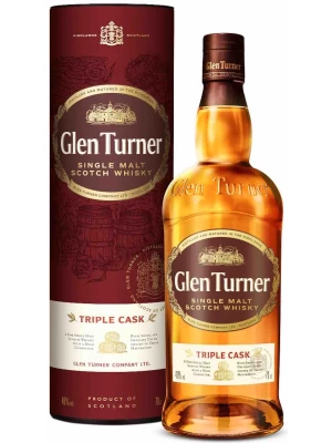 Виски Glen Turner Triple Cask Single Malt, in tube 0.7 л
