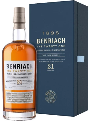 Виски Benriach 21 Years Old, gift box 0.7 л