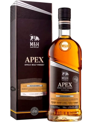 Виски M&H, Apex Peated Bourbon Cask, gift box 0.7 л
