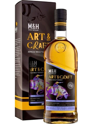 Виски M&H, Art&Craft Port Dessert Wine Casks, gift box 0.7 л
